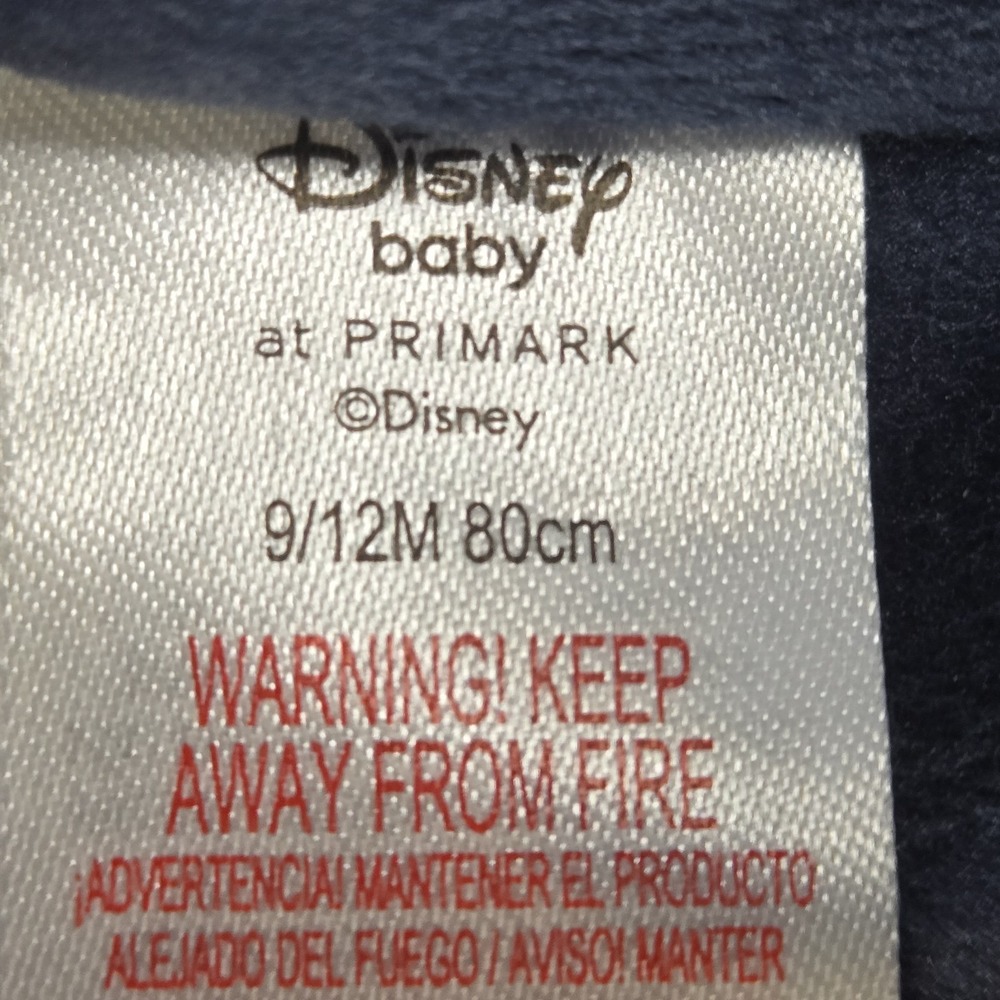 Disney Baby Mickey Mouse Size 9-12 Months Navy Blue Hooded Snow Suit - Picture 7 of 13